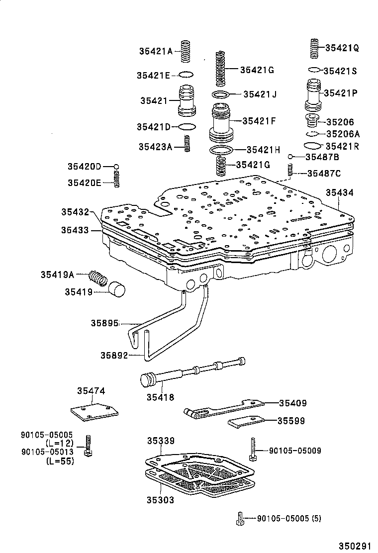  MARK 2 |  VALVE BODY OIL STRAINER ATM