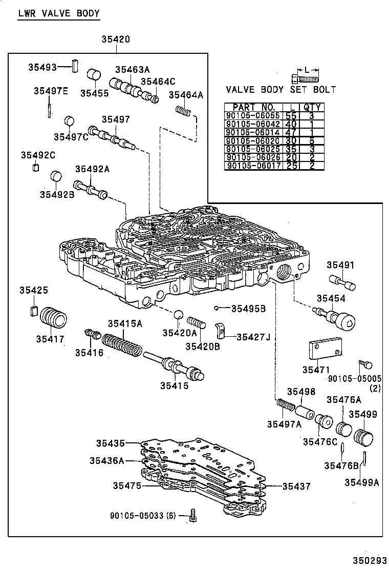  MARK 2 |  VALVE BODY OIL STRAINER ATM