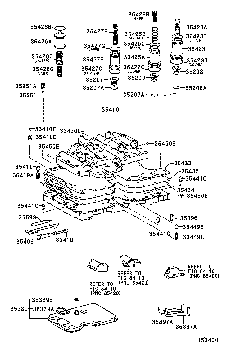  ESTIMA |  VALVE BODY OIL STRAINER ATM