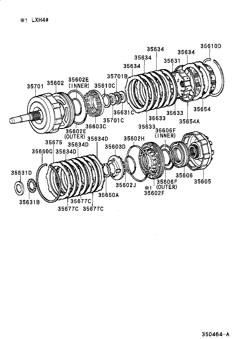  REGIUS TOURING HIACE |  BRAKE BAND MULTIPLE DISC CLUTCH ATM