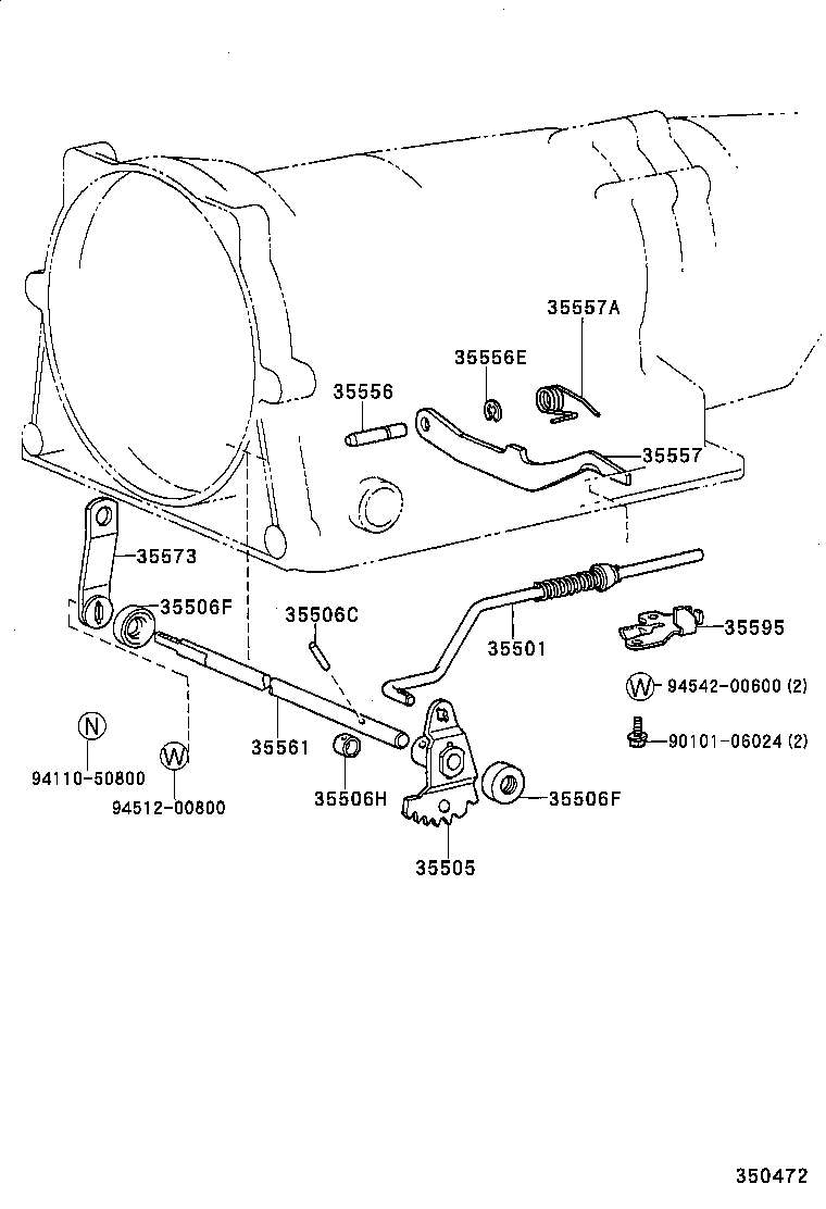  REGIUS TOURING HIACE |  THROTTLE LINK VALVE LEVER ATM