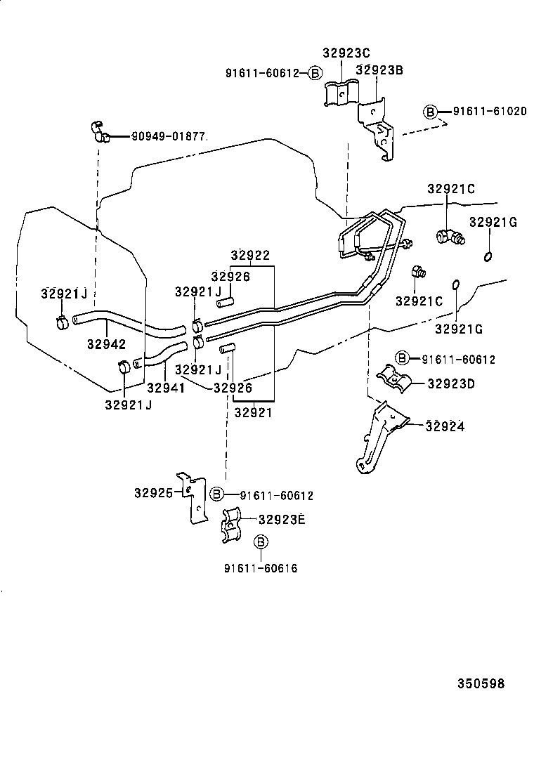  LAND CRUISER S T H T |  OIL COOLER TUBE ATM