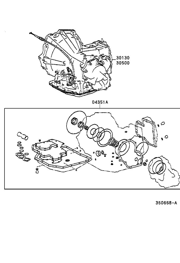  MARK 2 WG |  TRANSAXLE OR TRANSMISSION ASSY GASKET KIT ATM