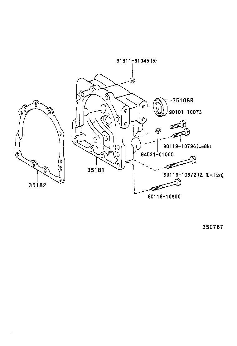 DYNA 200 TOYOACE G25 | EXTENSION HOUSING ATM
