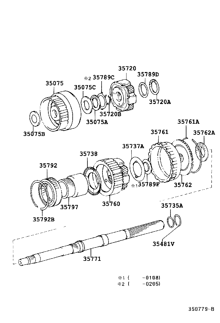 HILUX | PLANETARY GEAR REVERSE PISTON COUNTER GEAR ATM