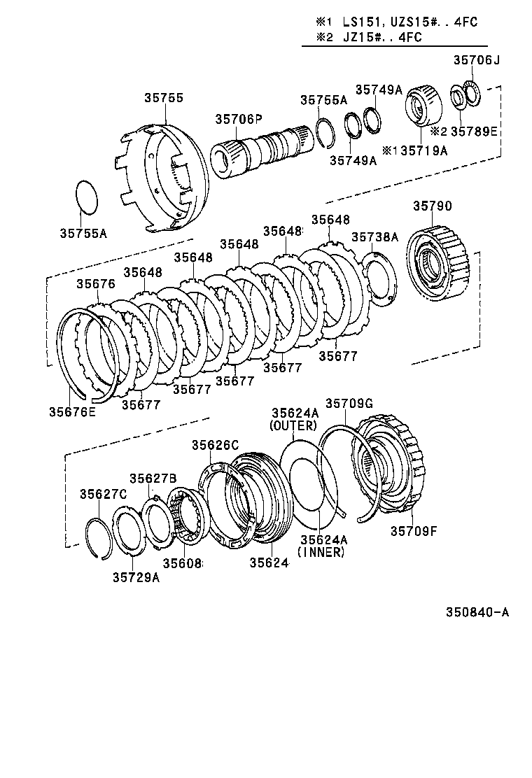 CROWN CROWN MAJESTA | CENTER SUPPORT PLANETARY SUN GEAR ATM