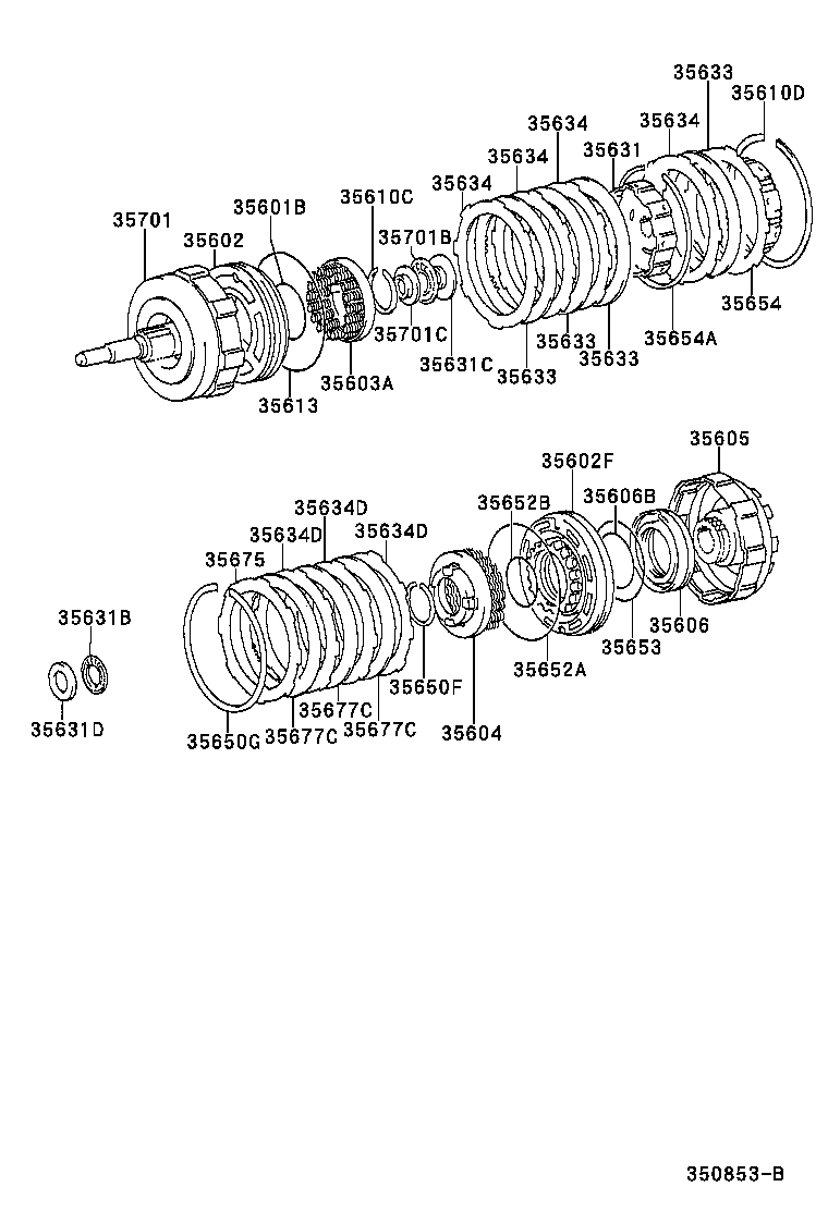 CROWN CROWN MAJESTA | BRAKE BAND MULTIPLE DISC CLUTCH ATM