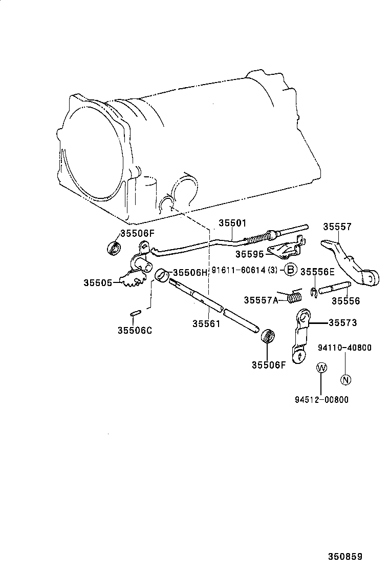  CROWN CROWN MAJESTA |  THROTTLE LINK VALVE LEVER ATM