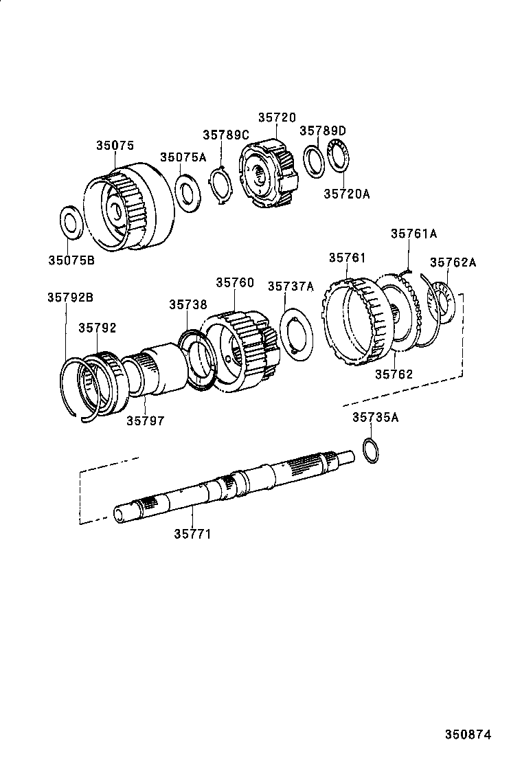  CROWN CROWN MAJESTA |  PLANETARY GEAR REVERSE PISTON COUNTER GEAR ATM