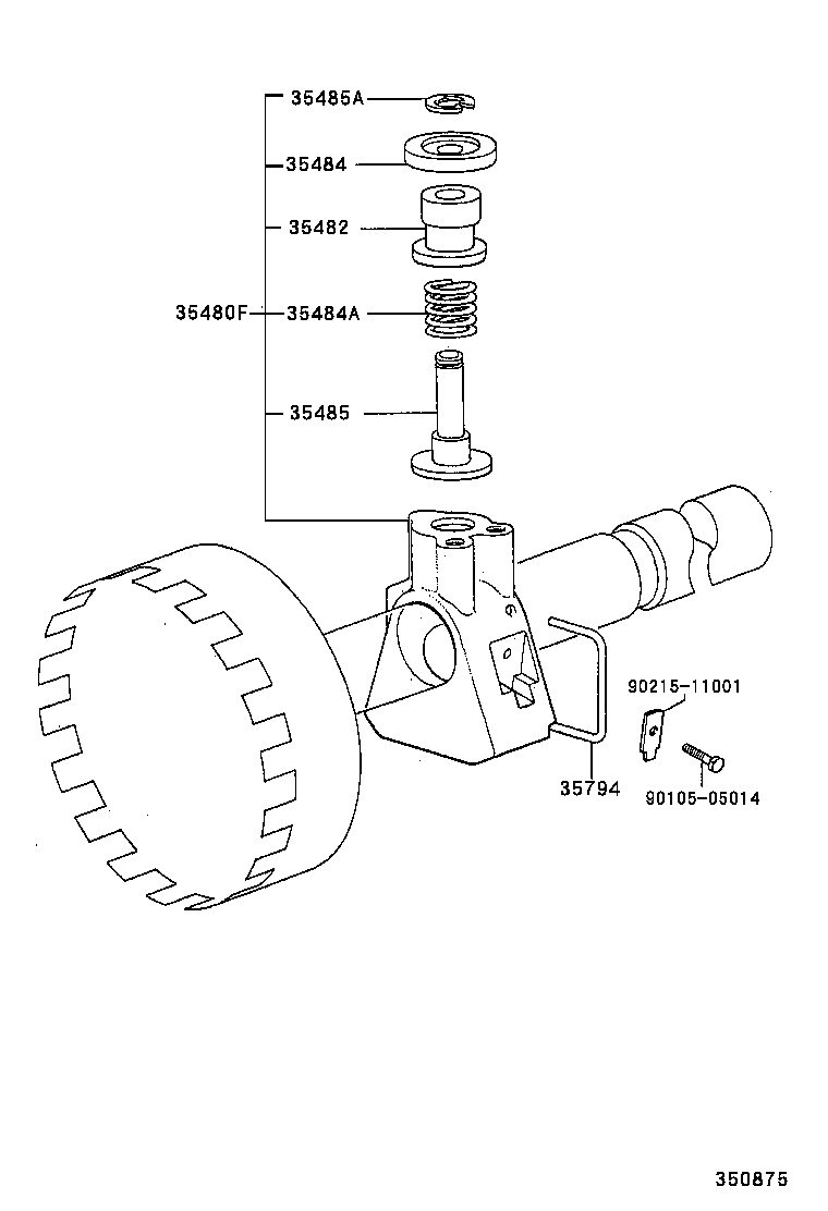 CROWN CROWN MAJESTA | REAR OIL PUMP GOVERNOR ATM