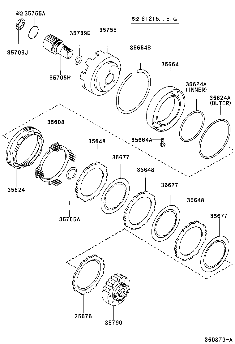  CALDINA |  CENTER SUPPORT PLANETARY SUN GEAR ATM
