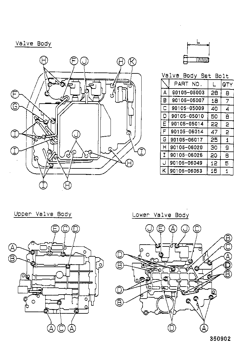  CALDINA |  VALVE BODY OIL STRAINER ATM