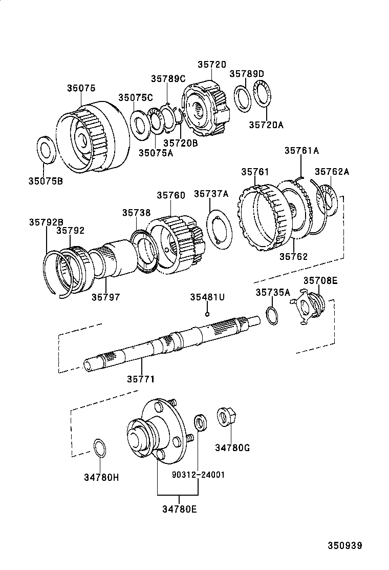  SUPRA |  PLANETARY GEAR REVERSE PISTON COUNTER GEAR ATM