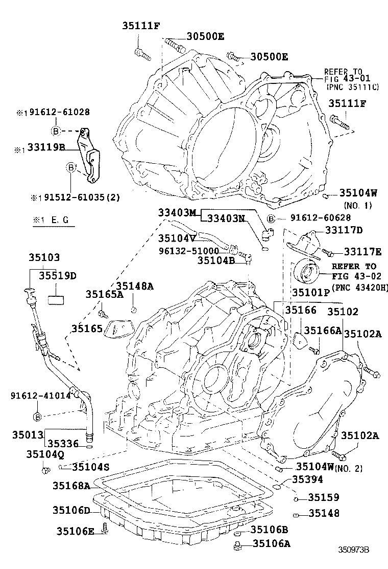  CALDINA |  TRANSMISSION CASE OIL PAN ATM