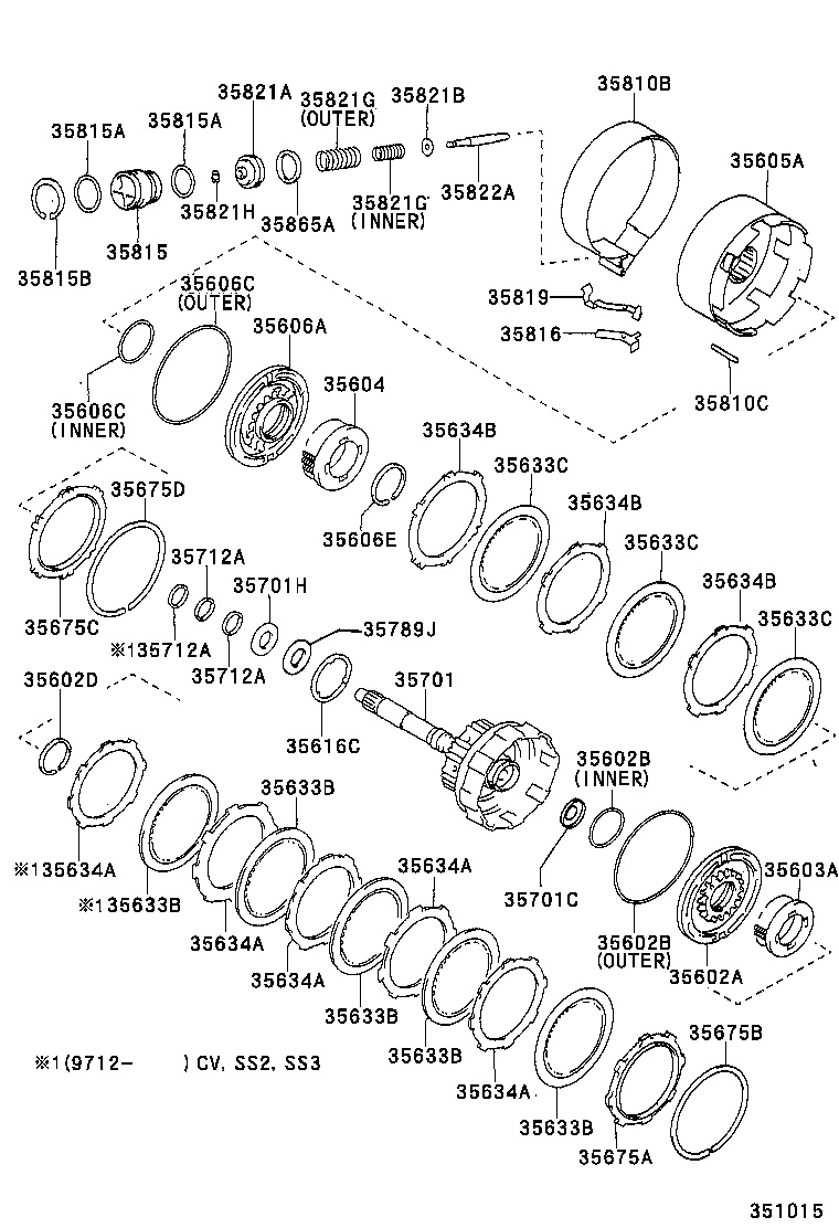  CELICA |  BRAKE BAND MULTIPLE DISC CLUTCH ATM
