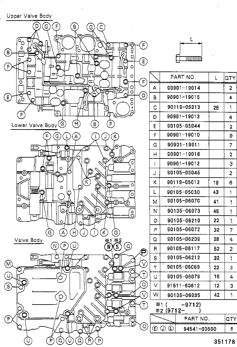  DYNA 200 TOYOACE G25 |  VALVE BODY OIL STRAINER ATM