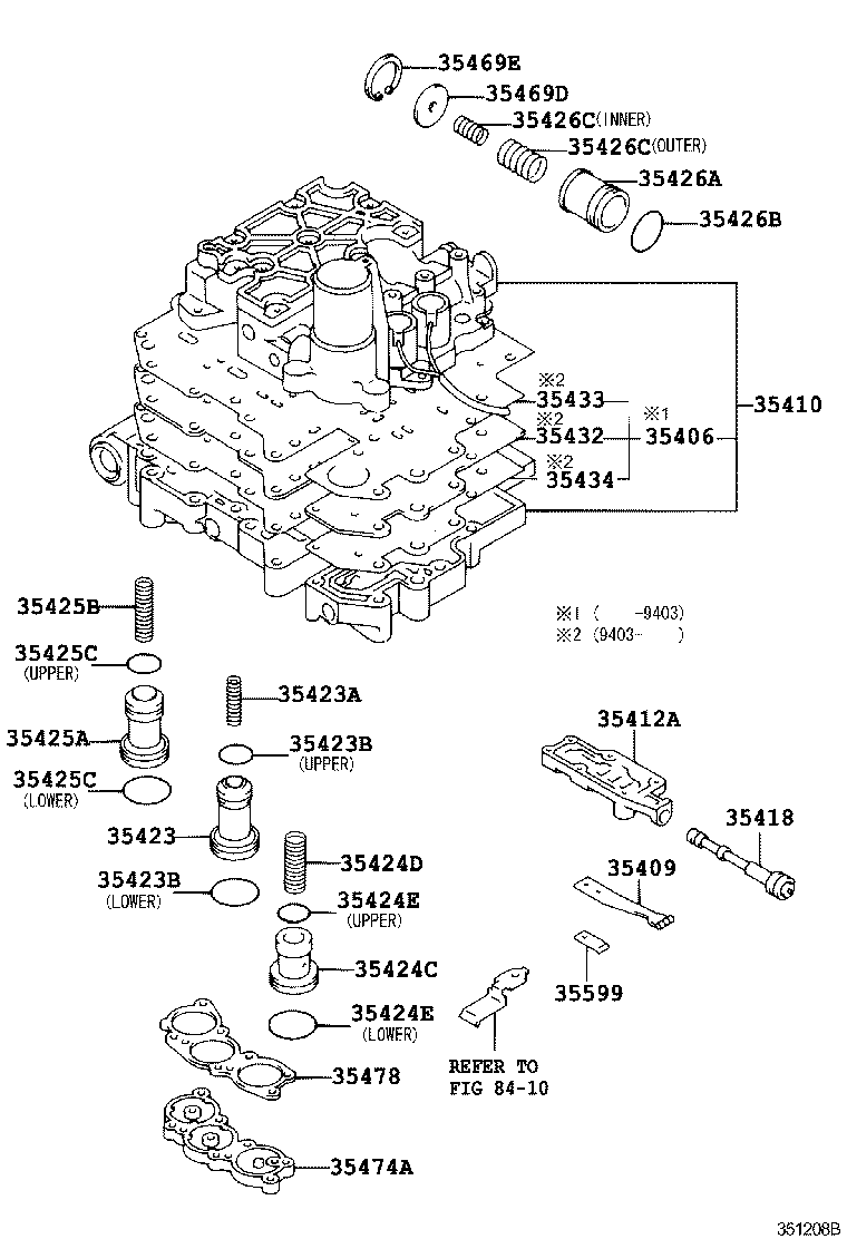  CALDINA |  VALVE BODY OIL STRAINER ATM