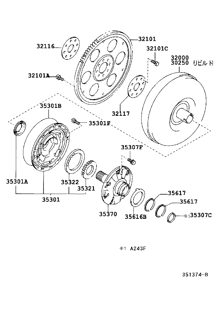 NADIA | TORQUE CONVERTER FRONT OIL PUMP CHAIN ATM