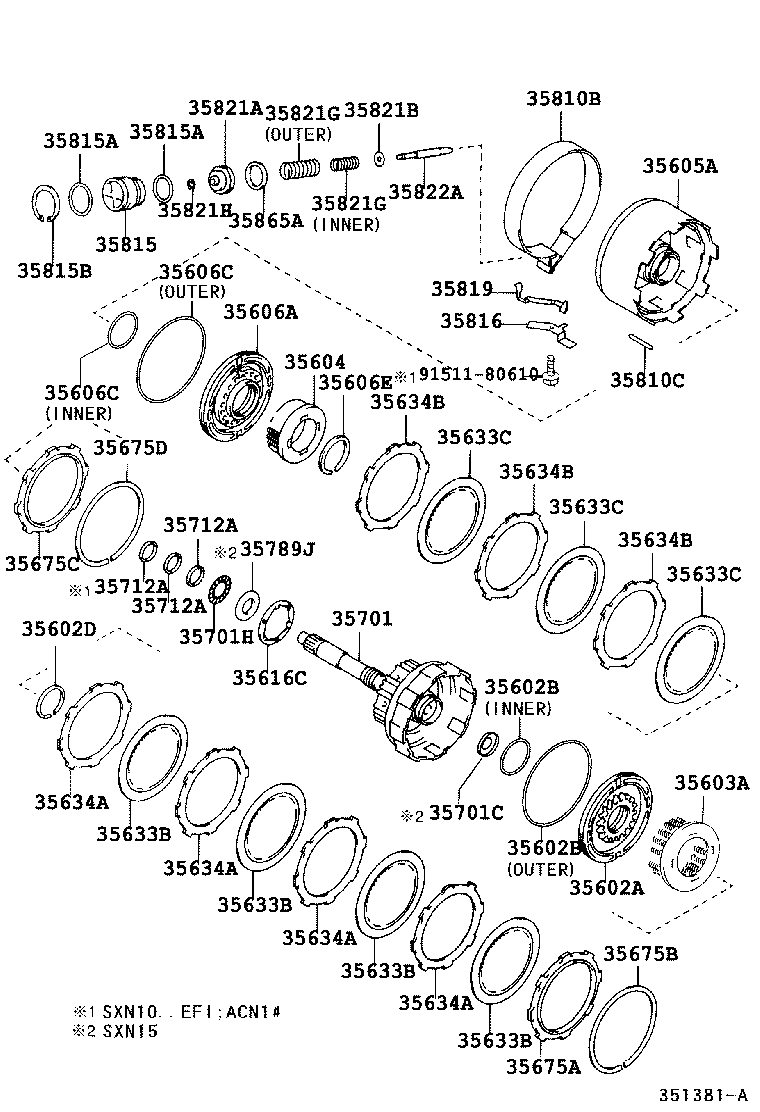 NADIA | BRAKE BAND MULTIPLE DISC CLUTCH ATM