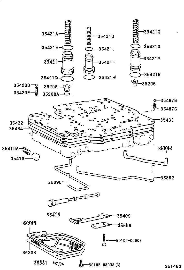  HIACE REGIUSACE |  VALVE BODY OIL STRAINER ATM
