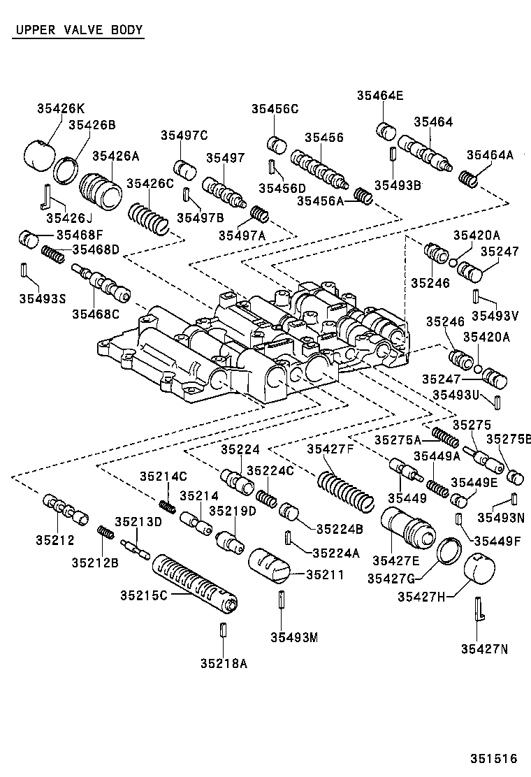  MARK 2 |  VALVE BODY OIL STRAINER ATM