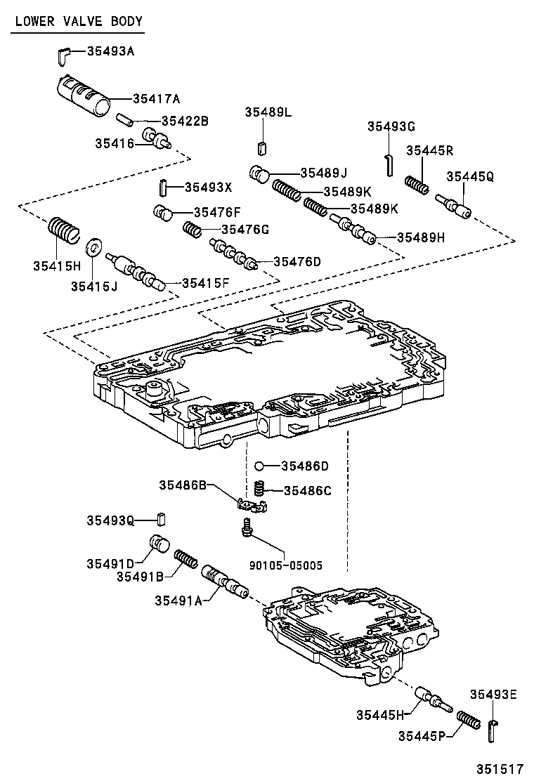  MARK 2 |  VALVE BODY OIL STRAINER ATM