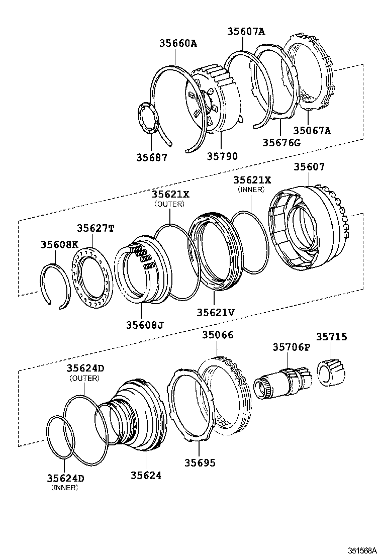  ALTEZZA ALTEZZA GITA |  CENTER SUPPORT PLANETARY SUN GEAR ATM