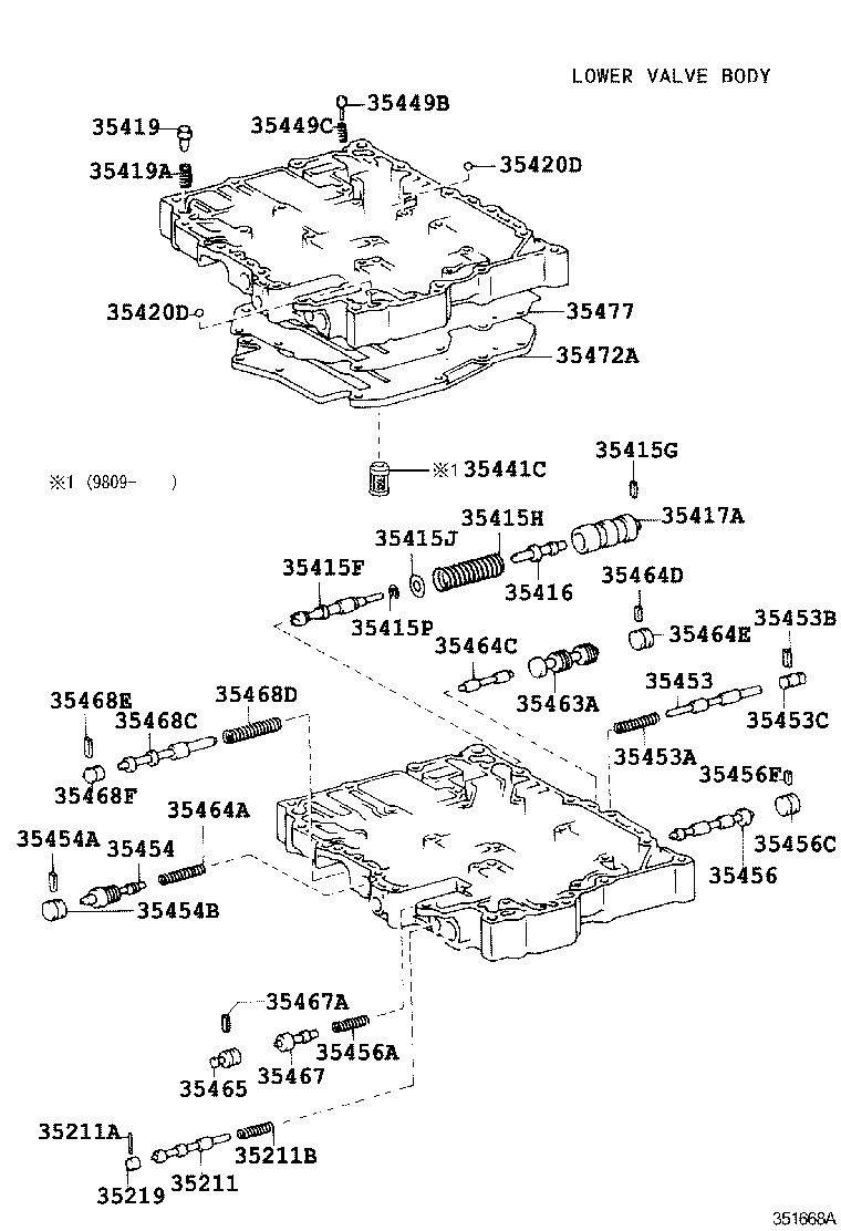  CALDINA |  VALVE BODY OIL STRAINER ATM