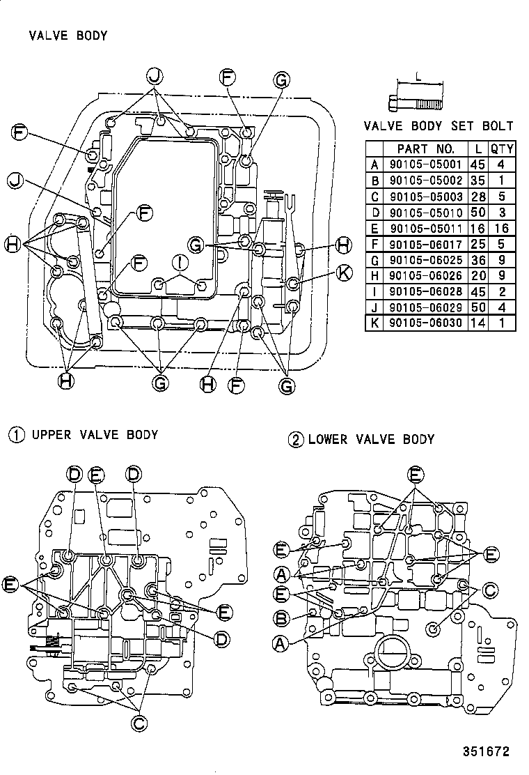  CORSA TERCEL |  VALVE BODY OIL STRAINER ATM