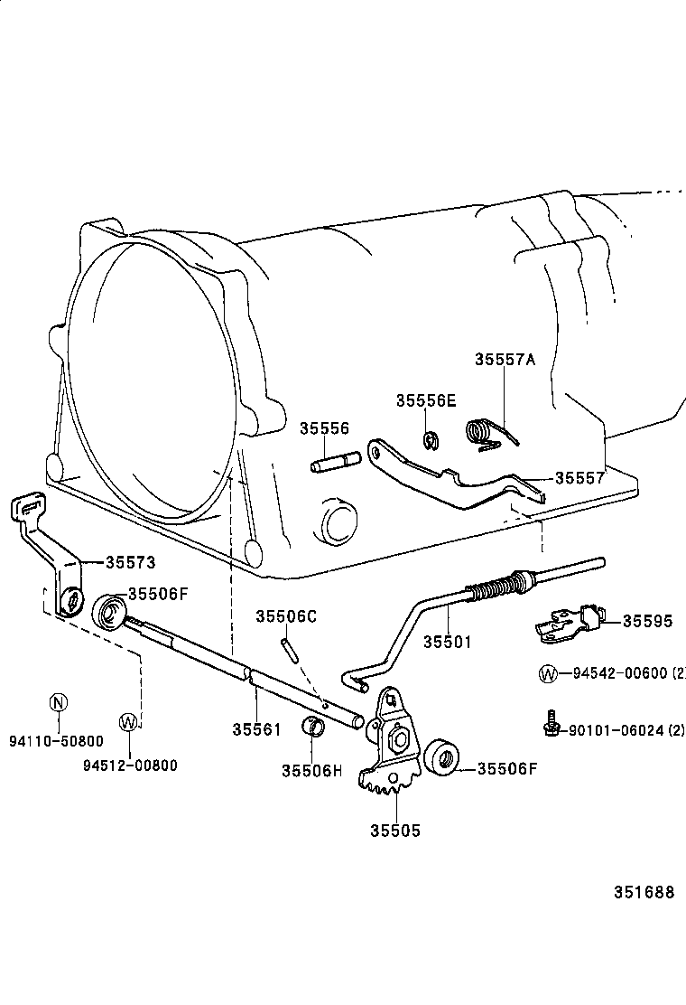  DYNA 150 TOYOACE G15 |  THROTTLE LINK VALVE LEVER ATM