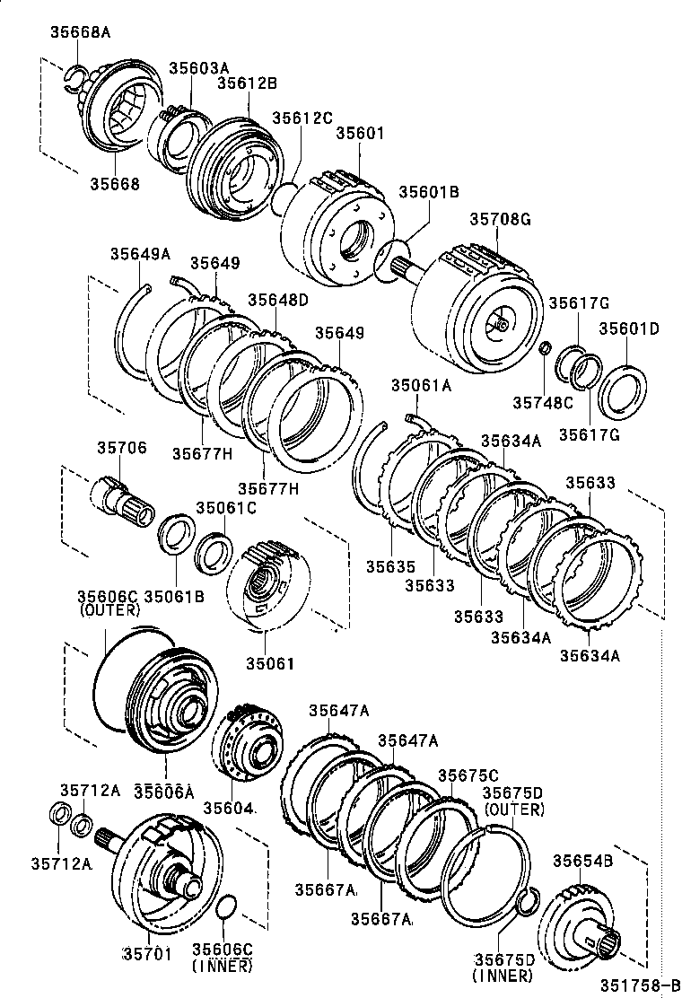 VITZ | BRAKE BAND MULTIPLE DISC CLUTCH ATM