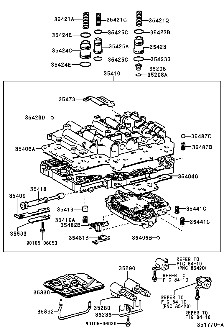  MARK 2 |  VALVE BODY OIL STRAINER ATM