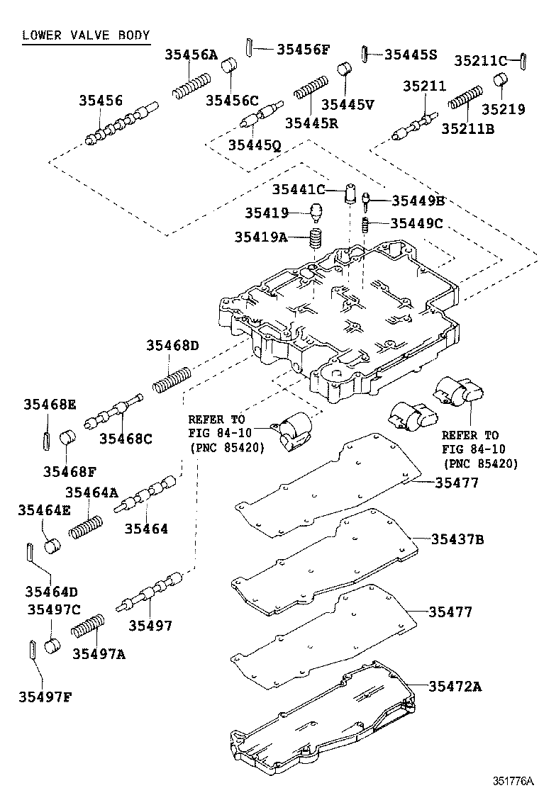  CALDINA |  VALVE BODY OIL STRAINER ATM