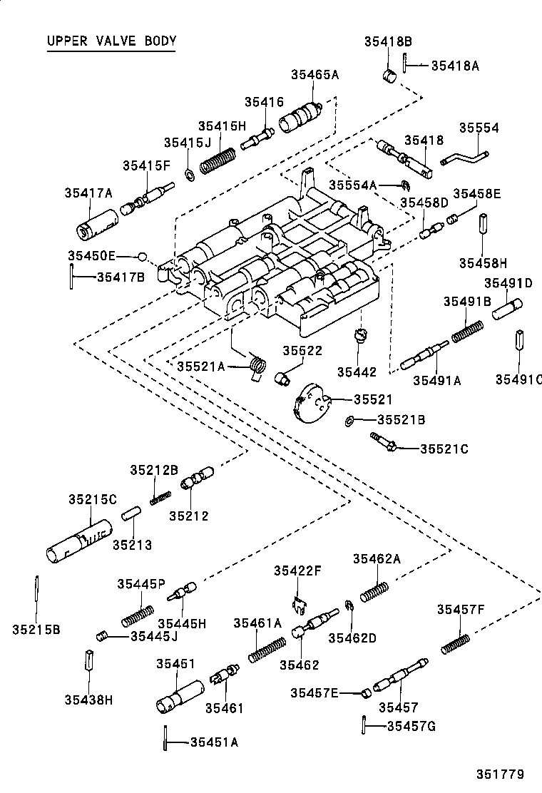  CALDINA |  VALVE BODY OIL STRAINER ATM
