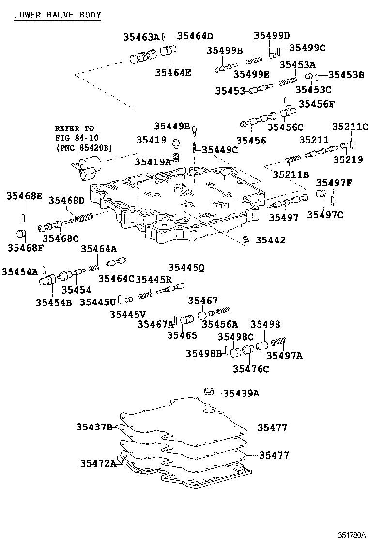  CALDINA |  VALVE BODY OIL STRAINER ATM