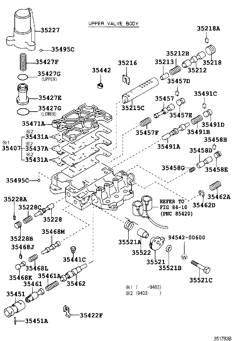  CALDINA |  VALVE BODY OIL STRAINER ATM