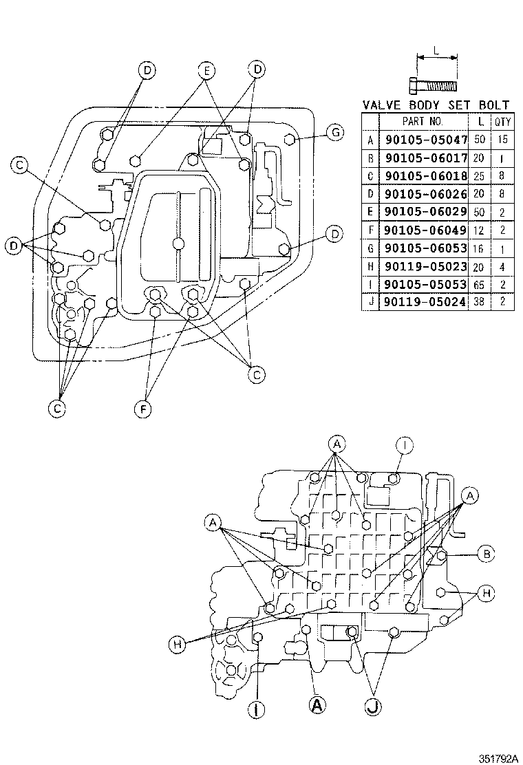  CALDINA |  VALVE BODY OIL STRAINER ATM