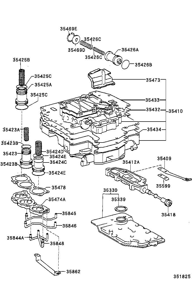  CAMRY VISTA |  VALVE BODY OIL STRAINER ATM