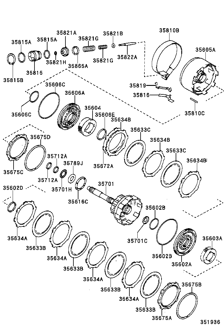  SPRINTER |  BRAKE BAND MULTIPLE DISC CLUTCH ATM