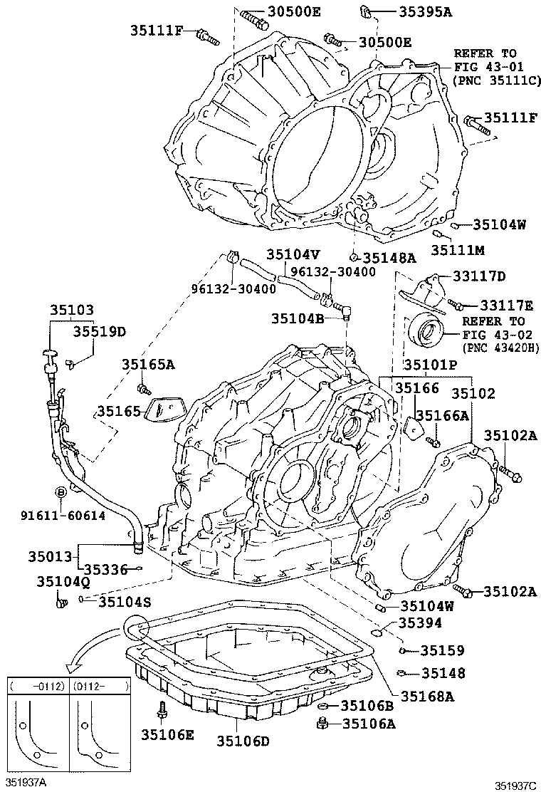  SPRINTER |  TRANSMISSION CASE OIL PAN ATM