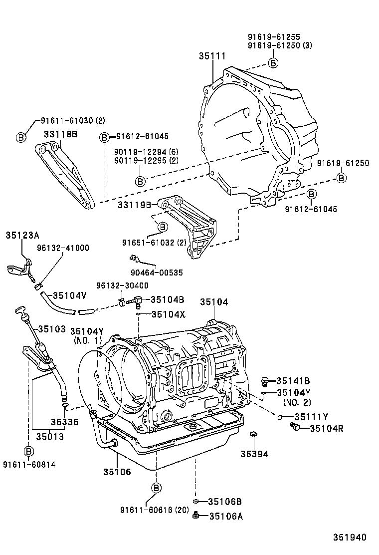  DYNA 150 TOYOACE G15 |  TRANSMISSION CASE OIL PAN ATM