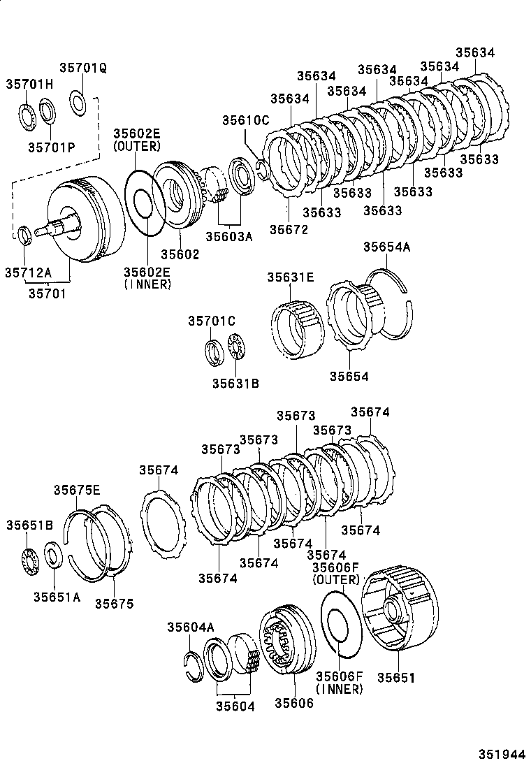 DYNA 150 TOYOACE G15 | BRAKE BAND MULTIPLE DISC CLUTCH ATM