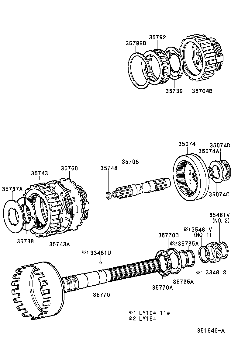  DYNA 150 TOYOACE G15 |  PLANETARY GEAR REVERSE PISTON COUNTER GEAR ATM