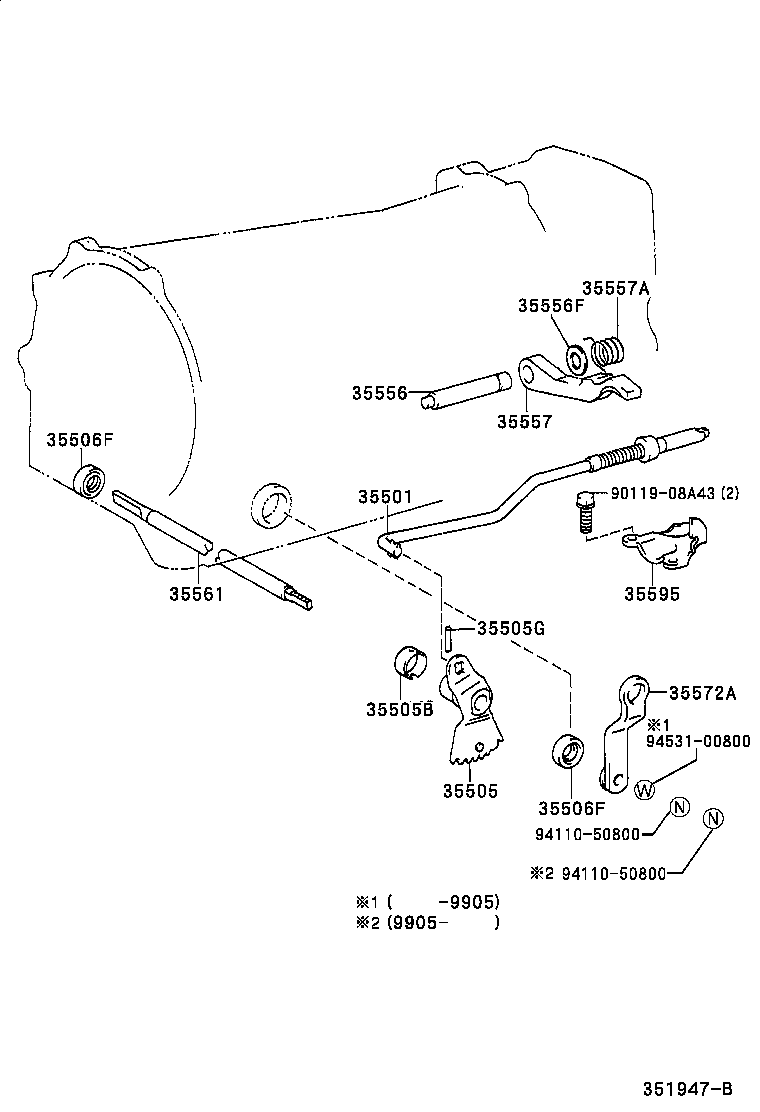  DYNA 150 TOYOACE G15 |  THROTTLE LINK VALVE LEVER ATM
