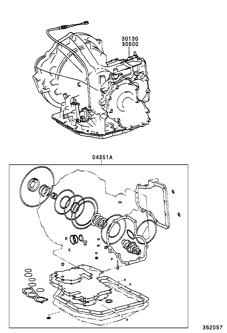  SPRINTER |  TRANSAXLE OR TRANSMISSION ASSY GASKET KIT ATM