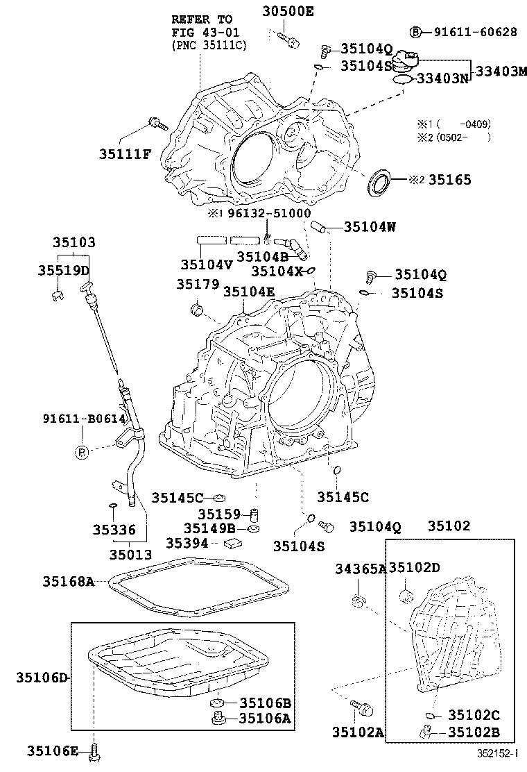  VITZ |  TRANSMISSION CASE OIL PAN ATM