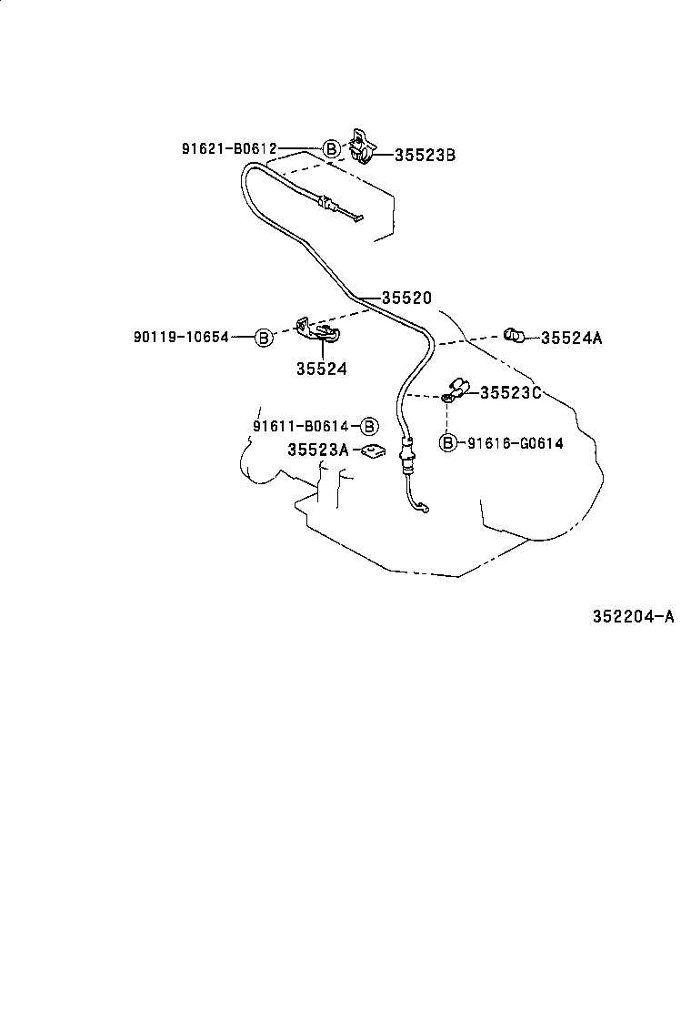  CALDINA |  THROTTLE LINK VALVE LEVER ATM