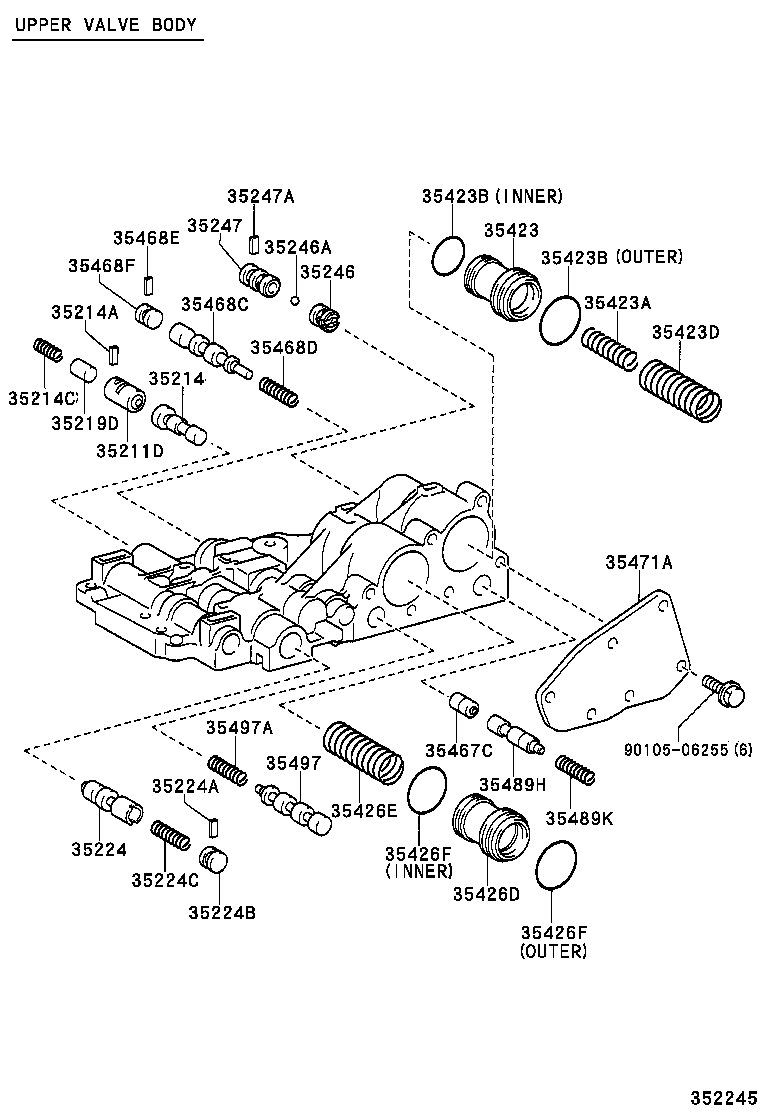  FUN CARGO |  VALVE BODY OIL STRAINER ATM