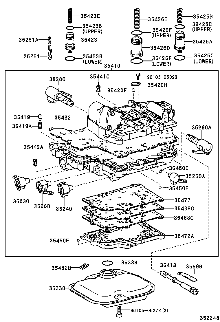  FUN CARGO |  VALVE BODY OIL STRAINER ATM