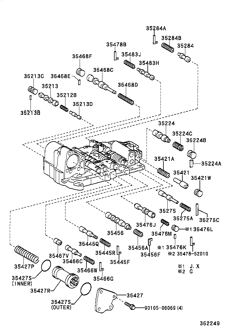 FUN CARGO |  VALVE BODY OIL STRAINER ATM